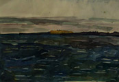 View from cutter to the Black sea